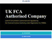 Tablet Screenshot of land-fx.com